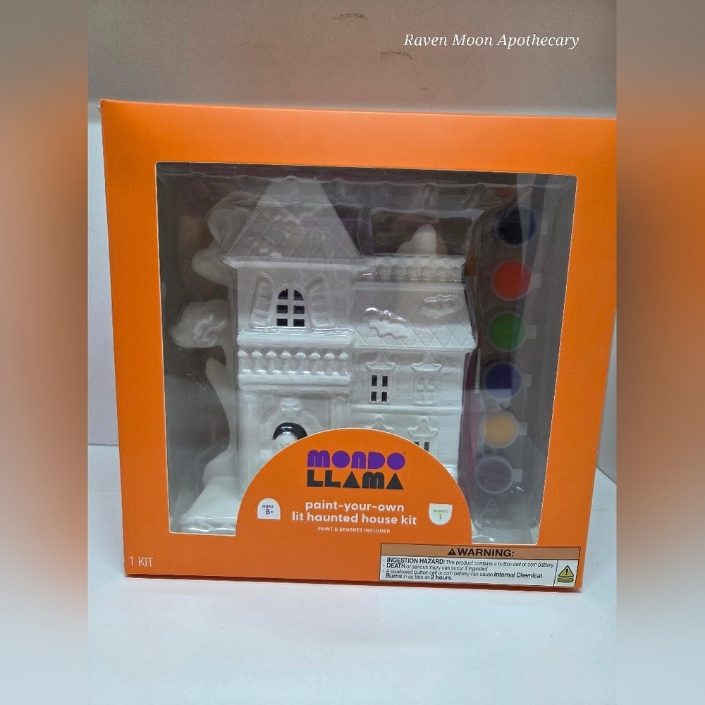 Mondo Llama Paint-Your-Own Haunted House Kit